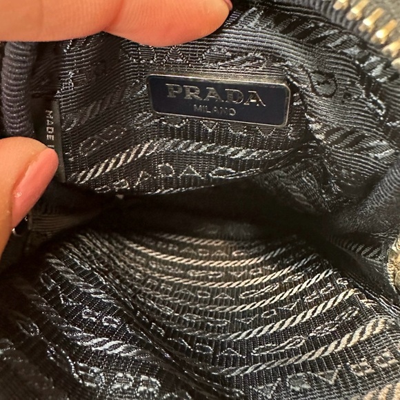 Prada Mini Messenger Tessuto Nylon Blue - Picture 10 of 12